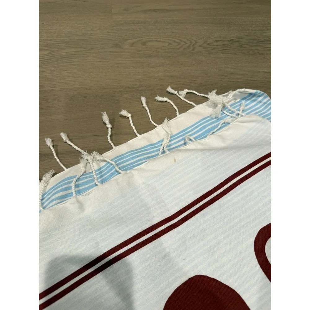 inoui editions fouta 100 queen yellow jaune‎ cheetah towel NWT